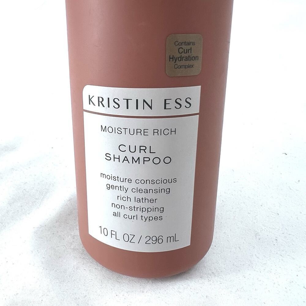 Kristin Ess Moisture Rich CURL SHAMPOO Gentle Cleansing 10 fl oz - Picture 2 of 3